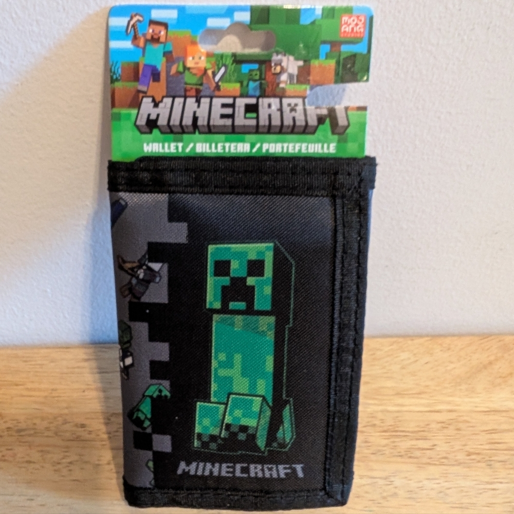Minecraft Creeper Wallet Brand New With Tags From Bioworld